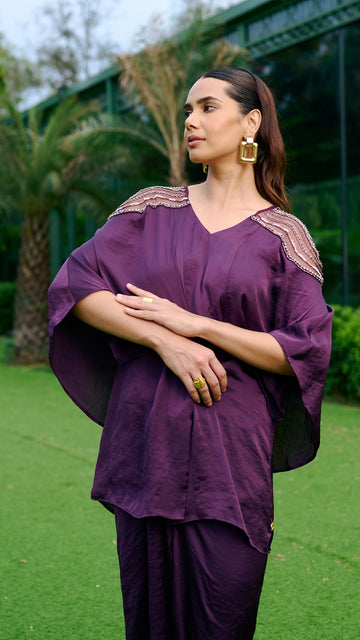 PURPLE GINGER TOP
