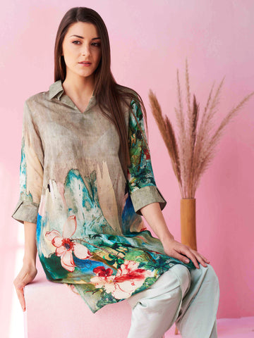 GREY GLACIER AARIA TUNIC