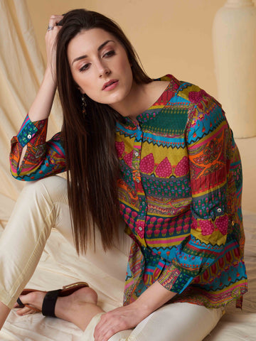 INDIAN ACCENT BUTTON DOWN SHIRT