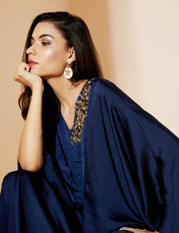 Navy Angelica Long Dress