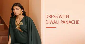 Indo western hot sale diwali dress