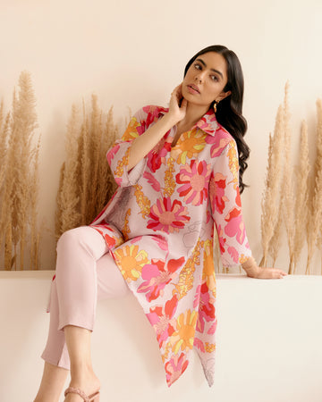 BLUSH FANTA NUR TUNIC