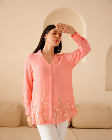 PEACH SAMAYA SHIRT