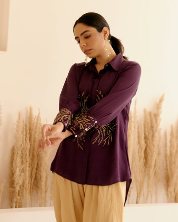 PURPLE DEW SHIRT