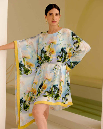 MUSTARD STRIKE DRESS