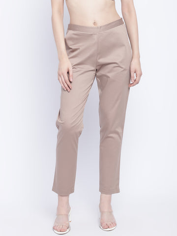 LYCRA CHALK SIDE ZIP PANT