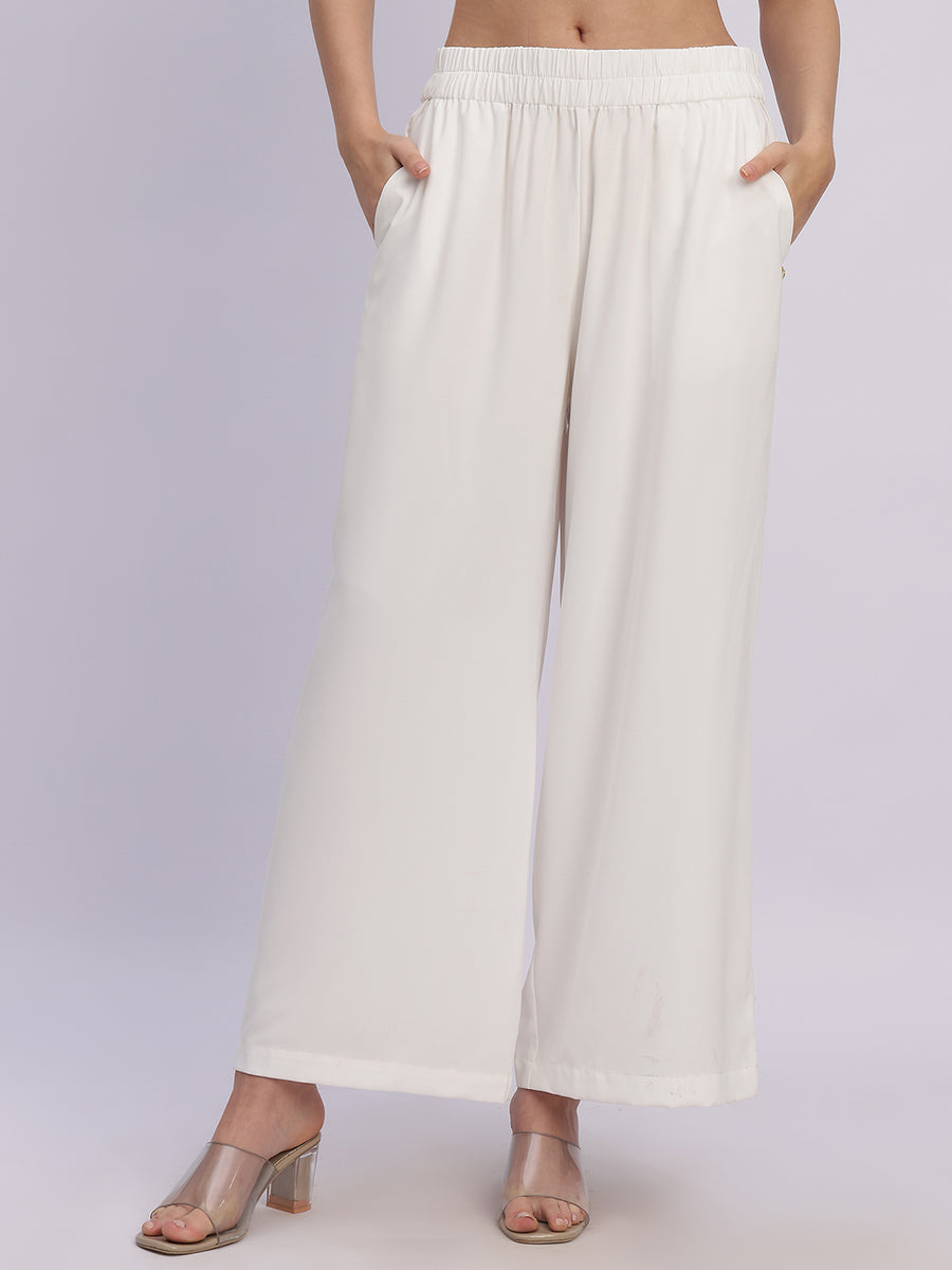 WHITE TAKA PANTS