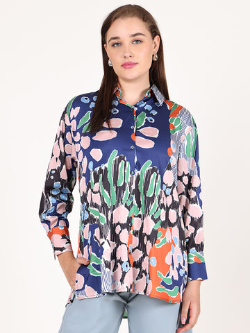 JUNGLE BLUE ALL DAY SHIRT