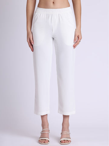 WHITE PERU TROUSER