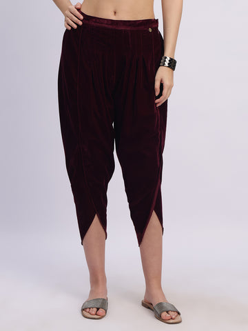 VELVET PLUM TULIP PANT