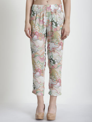 PINK VALLEY NARROW LEG TROUSER