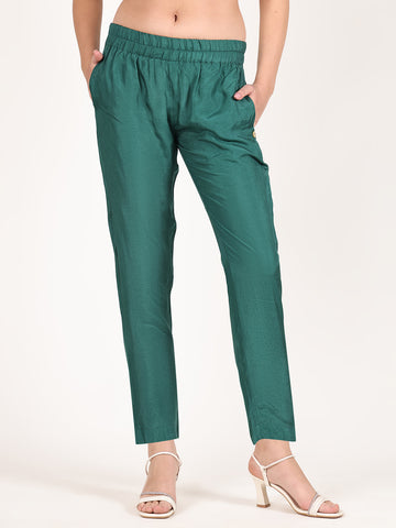 EMERALD GREEN TROU PANTS