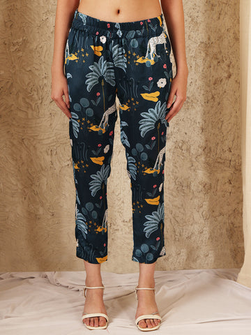 JUNGLE BLUE CIDER PANTS
