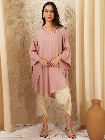 BLUSH FLANGE TUNIC
