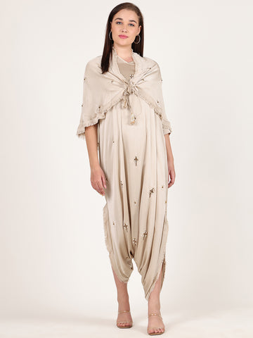 BEIGE MOROCCAN JUMPSUIT