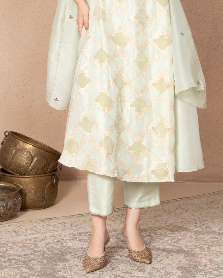 MINT GREEN TISSUE TROUSER