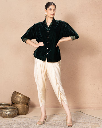 EMERALD GREEN TAGO SHIRT