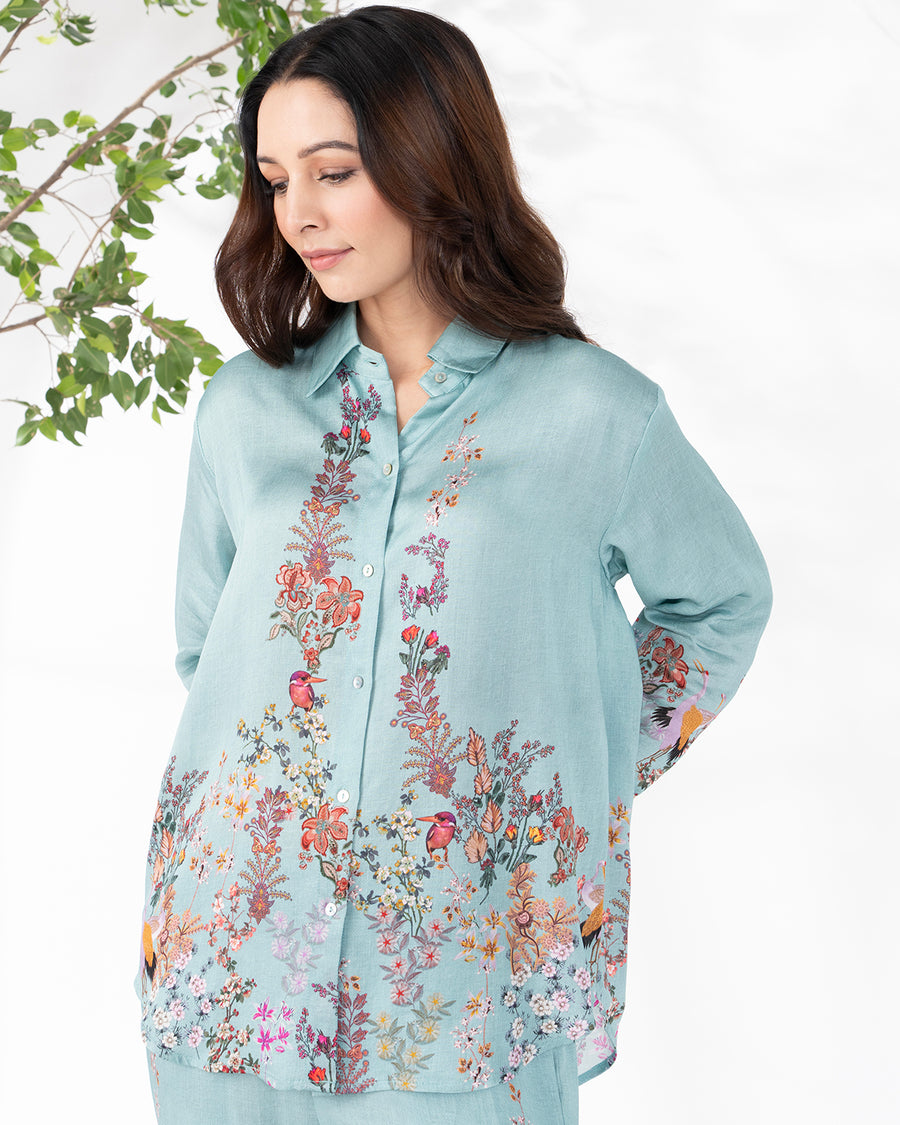 TURQ ELORA VIA SHIRT