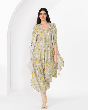 SAGE GARDEN GREEN FARSAAN RYANA JUMPSUIT