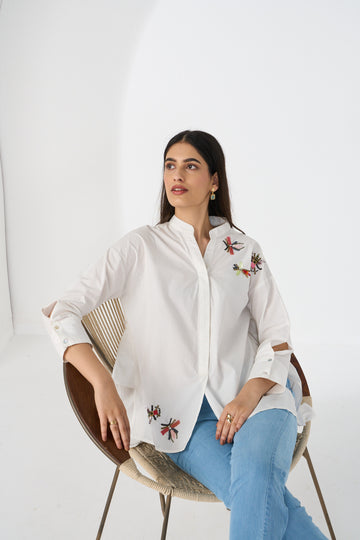 WHITE BUG BREEZE SHIRT