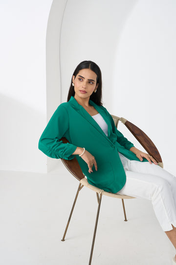 EMERALD GREEN GARNER JACKET