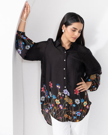 BLACK IREA GENUS SHIRT