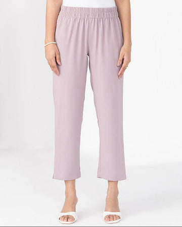 DUSTY ROSE NARROW LEG TROUSER