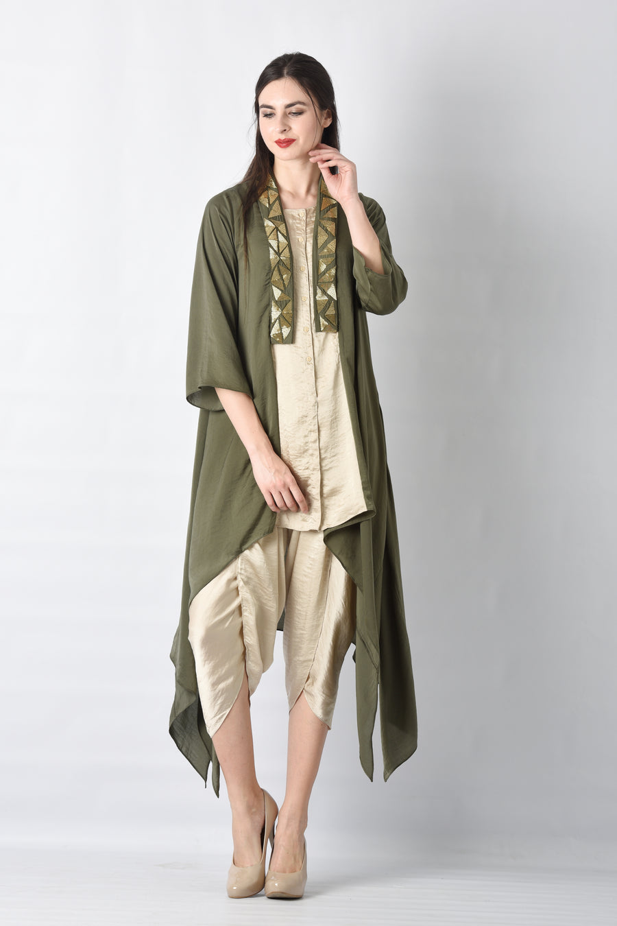 OLIVE CAL BODY TUNIC