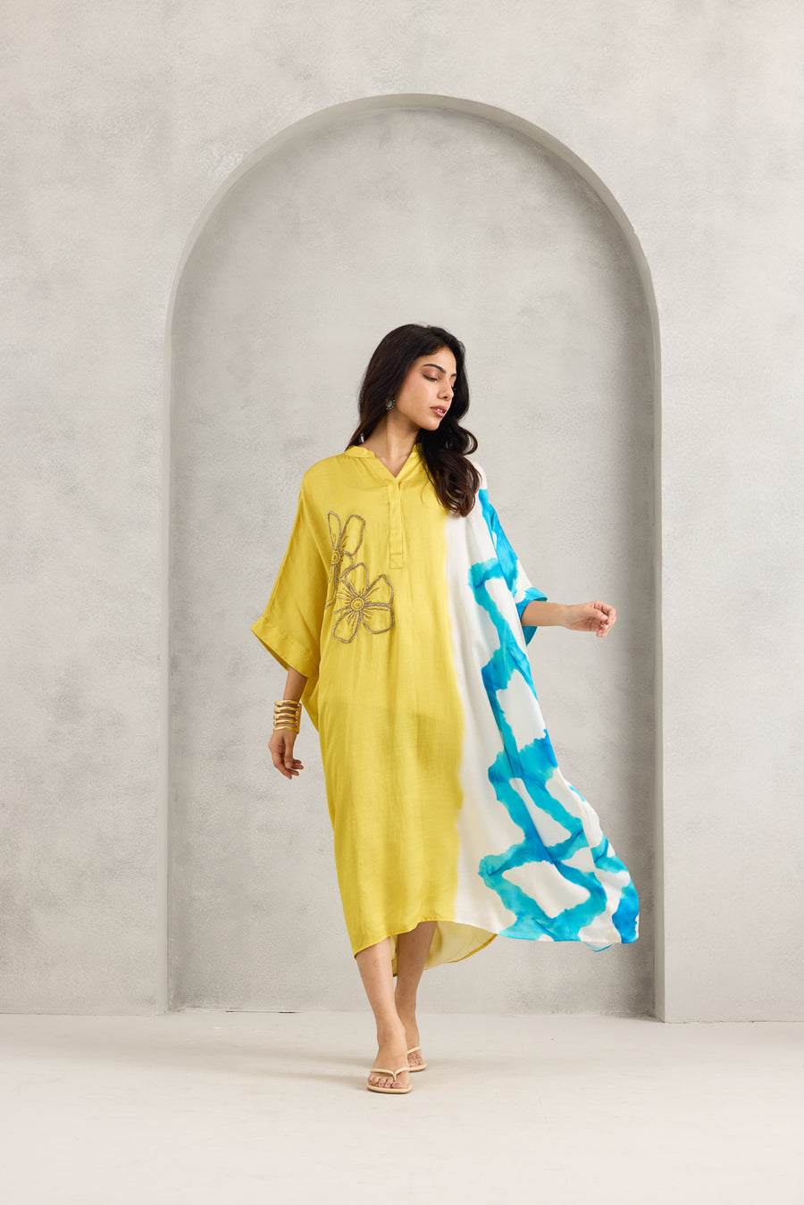 YELLOW DUA DINA DRESS