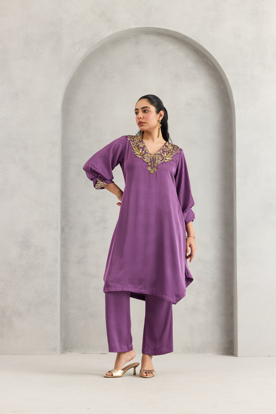 PURPLE ZILA TUNIC