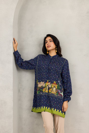 BLUE TIA SHIRT