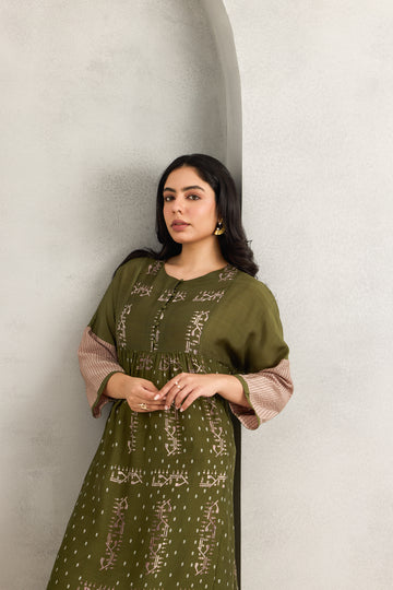 GREEN RAYA DRESS