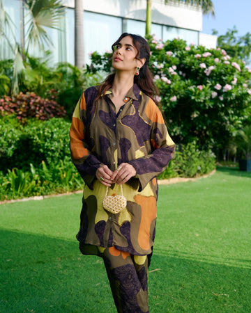 OLIVE CRYPTO ALUM SHIRT