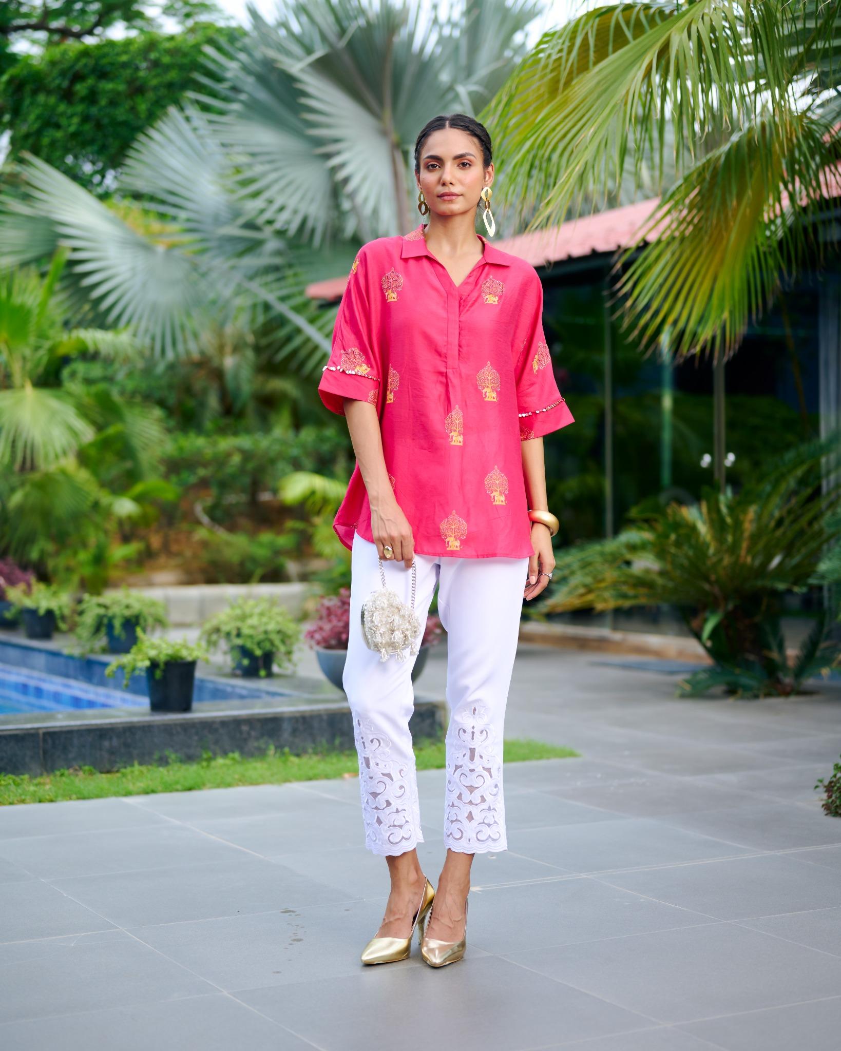 Buy Pink Indiana Zoe Shirt Online - Chique