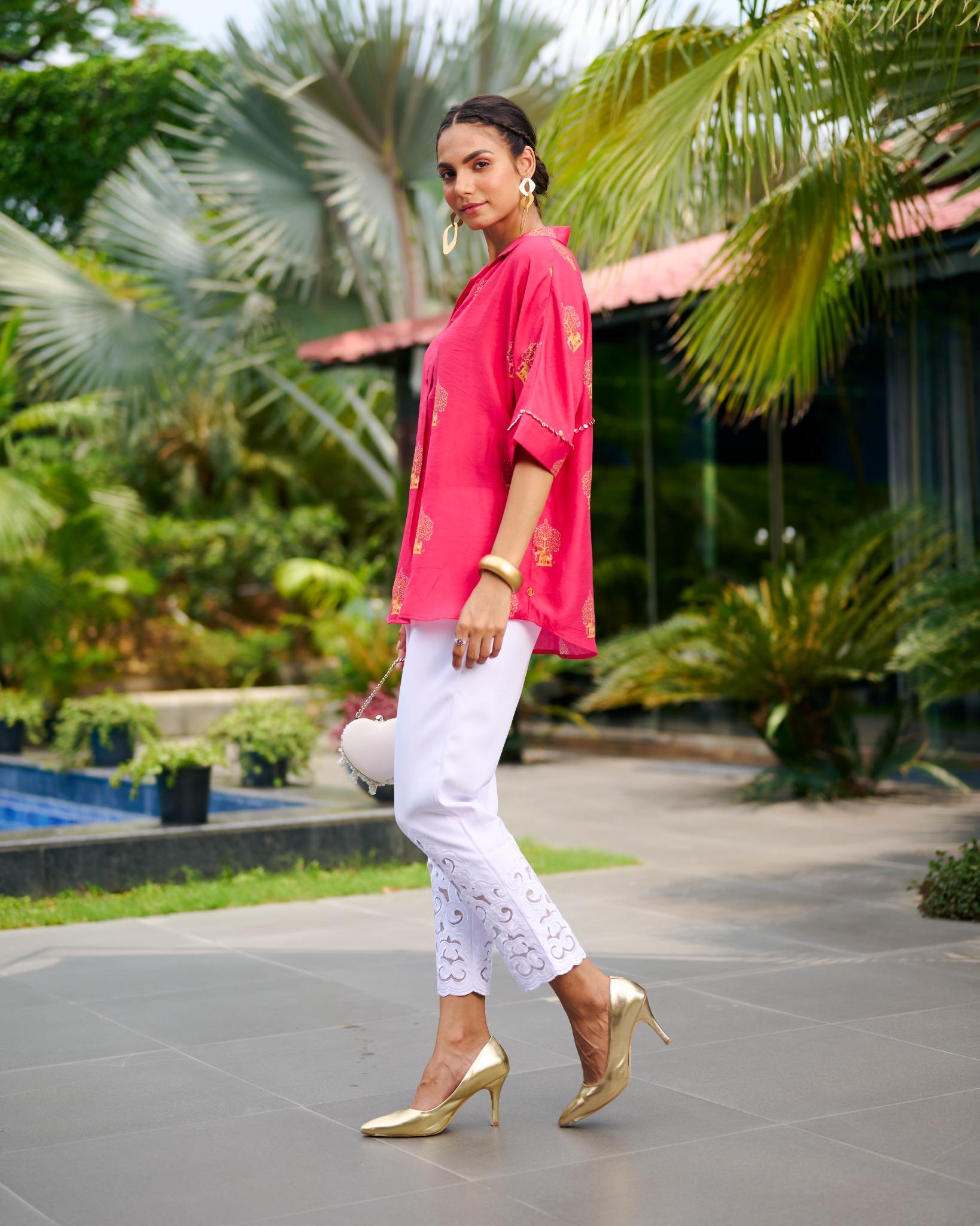 Buy Pink Indiana Zoe Shirt Online - Chique