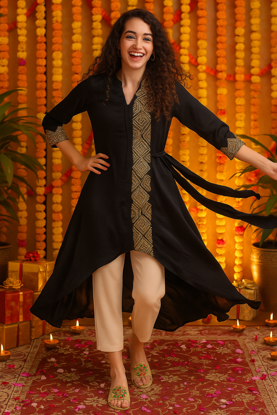 BLACK TED DRESS