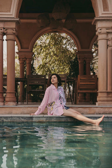 PINK HYPHEN SABA SHIRT