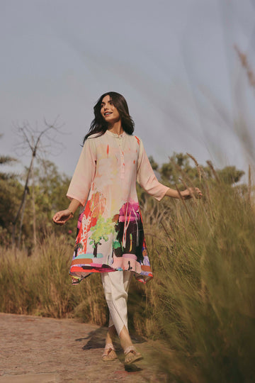 SAAD PINK KAFTAN