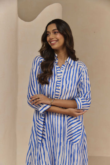 BLUE VEIN AVANT TUNIC