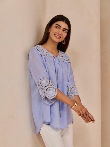 BLUE CELLO SHIRT
