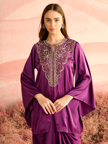 PURPLE YAMI CO-ORD SET