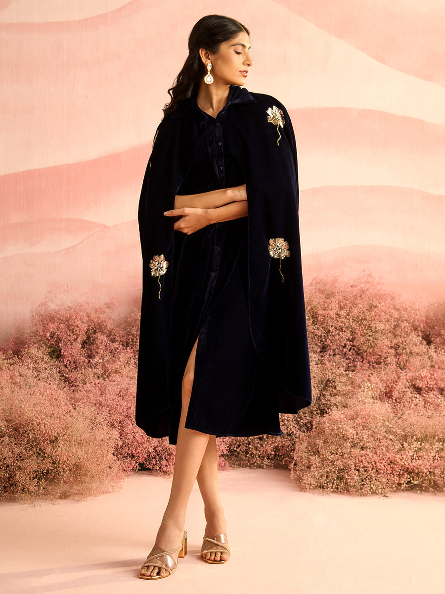 NAVY RULER DRESS