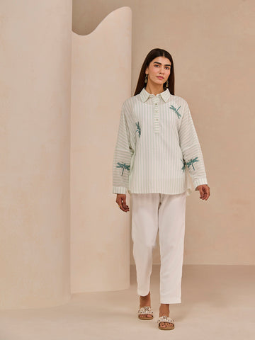 MINT GREEN HATCH CO-ORD SET