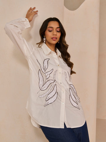 WHITE VIA SHIRT