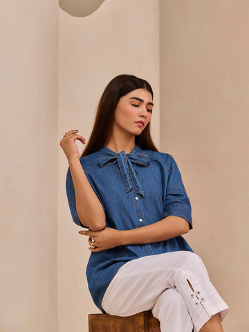 DENIM BLUE DEM SHIRT