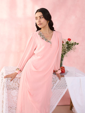PEACH BEEKEY DRESS