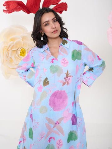 SKY BLUE OLIO AARIA TUNIC