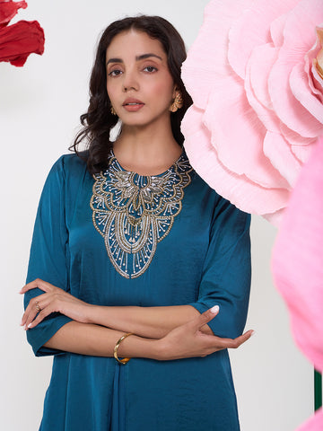 PERSSIAN BLUE MARTY DRESS