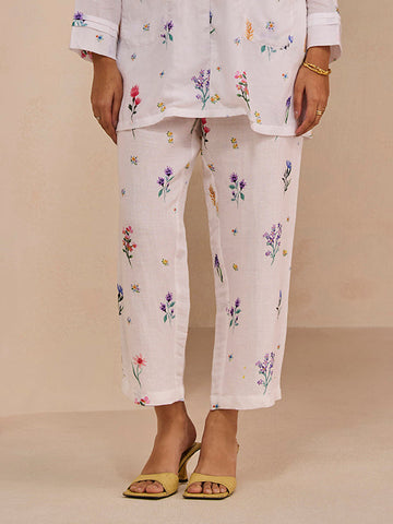 BEL WHITE CERA PANT