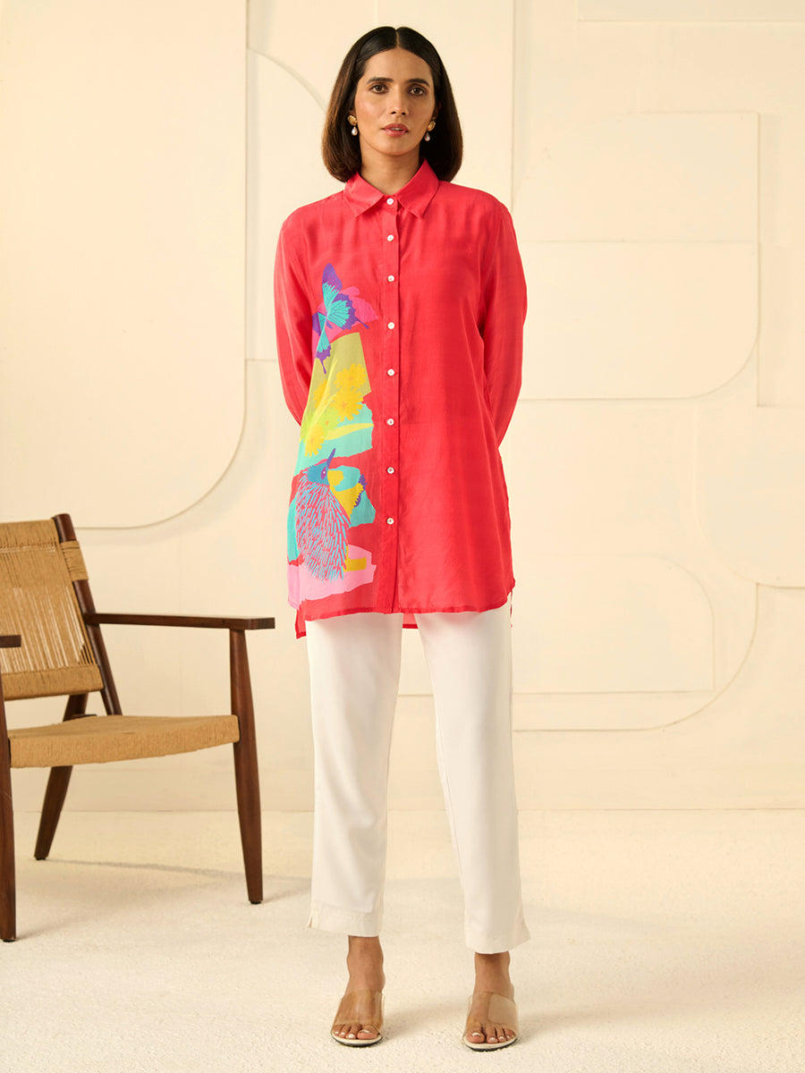 RANI NILGIRI COLLARED BUTTON DOWN SHIRT